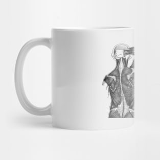 Male Muscular System - Vintage Anatomy Mug